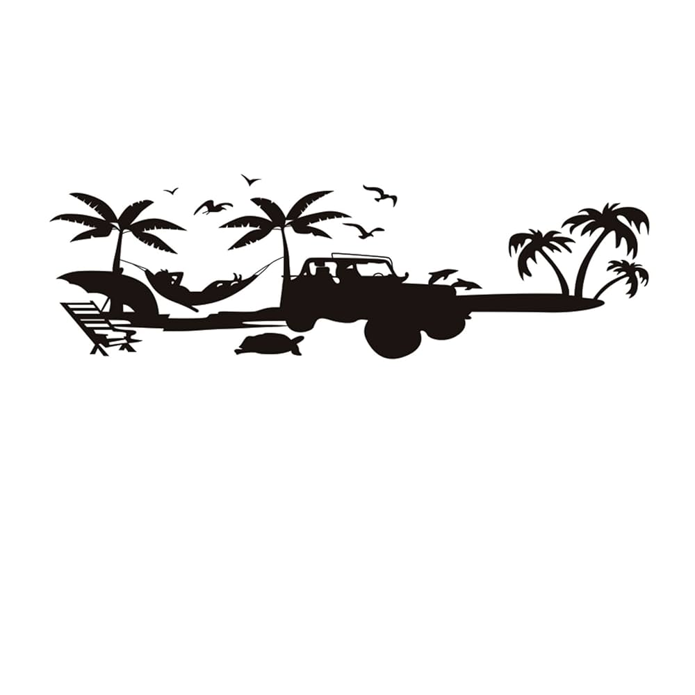 Amazon.com - Zxiaochun Dashboard Decal Glove Box Beach